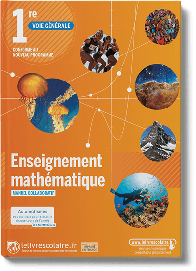 Enseignement mathématique 1re - manuel