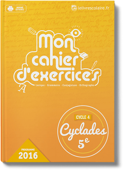 Français 5e - cahier