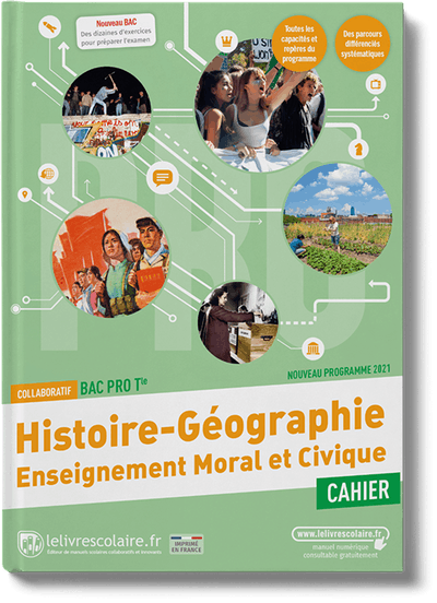 Histoire-Géographie-EMC Tle Bac Pro - cahier