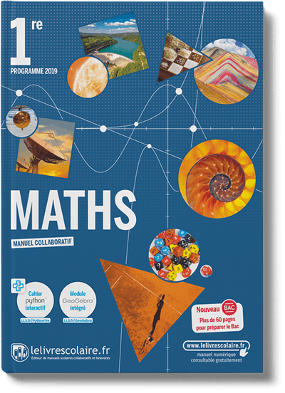 Mathématiques 1re ens. spécialité - manuel
