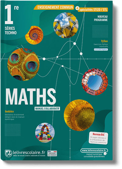 Mathématiques 1re Techno - manuel