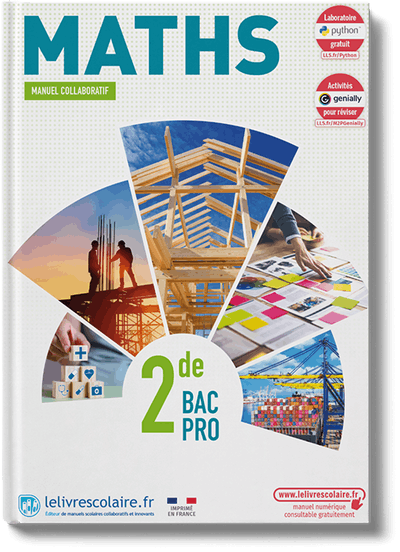 Mathématiques 2de Bac Pro - manuel