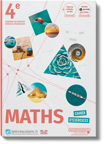 Mathématiques 4e - cahier