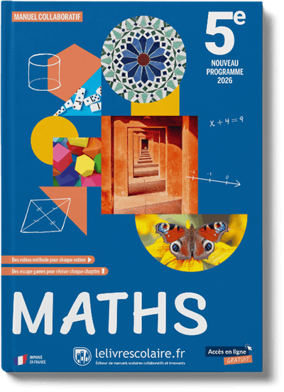 Mathématiques 5e - manuel