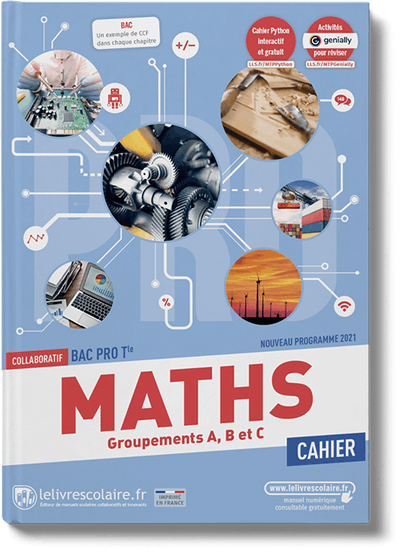Mathématiques Tle Bac Pro - cahier